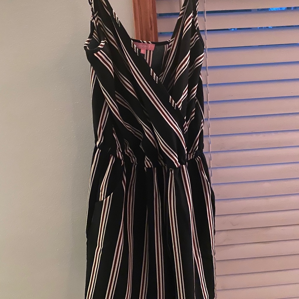 Striped romper